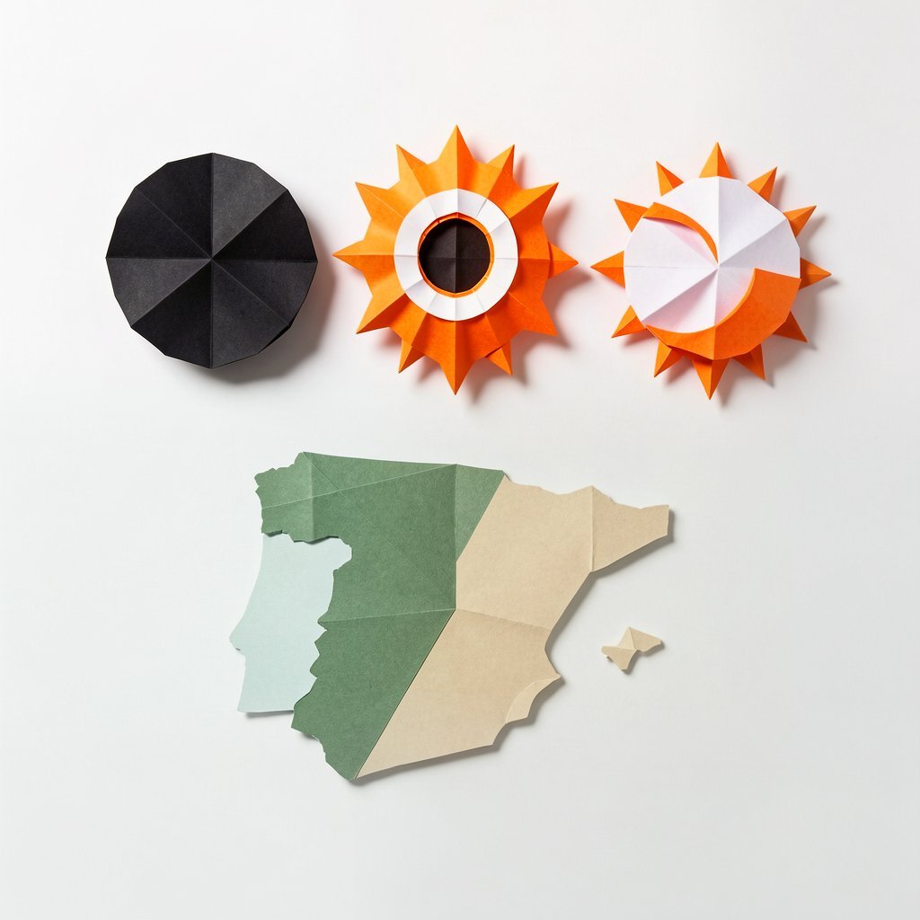 Eclipse solar total del 12 de agosto de 2026 en España, primera cita de la trilogía de eclipses 2026-2028