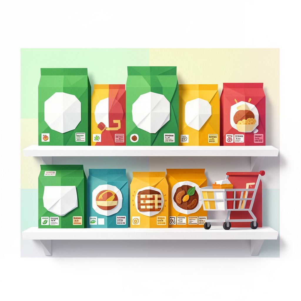Rótulos saludables del supermercado: ingeniería del marketing
